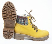 GoMandy cozy knitted boot yellow