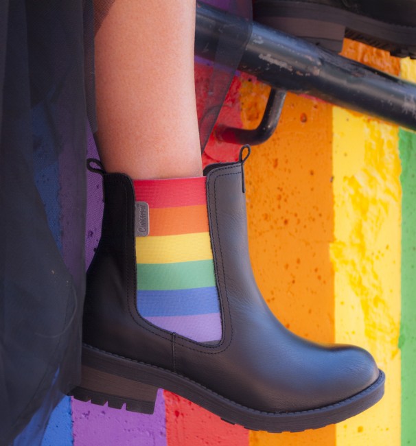 pride prideboots jodphur chelseaboots cinnamon pride prideskor regnbåge regnbågsskor